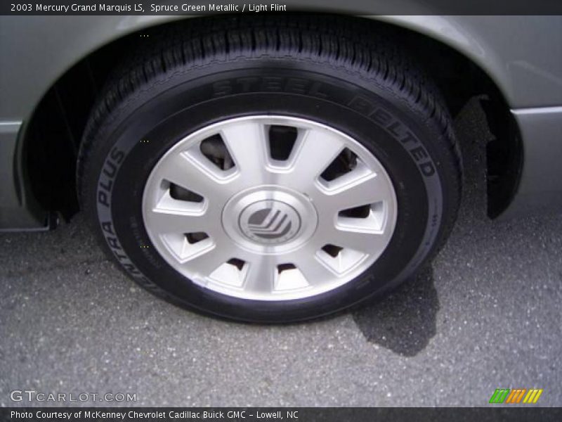 Spruce Green Metallic / Light Flint 2003 Mercury Grand Marquis LS