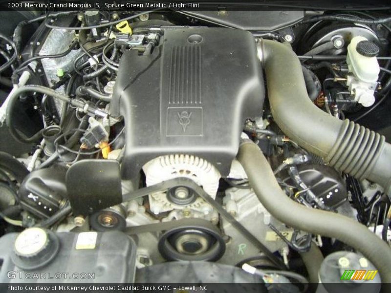 Spruce Green Metallic / Light Flint 2003 Mercury Grand Marquis LS