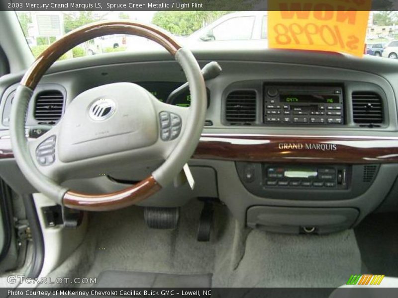 Spruce Green Metallic / Light Flint 2003 Mercury Grand Marquis LS