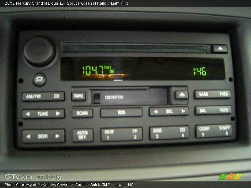 Spruce Green Metallic / Light Flint 2003 Mercury Grand Marquis LS