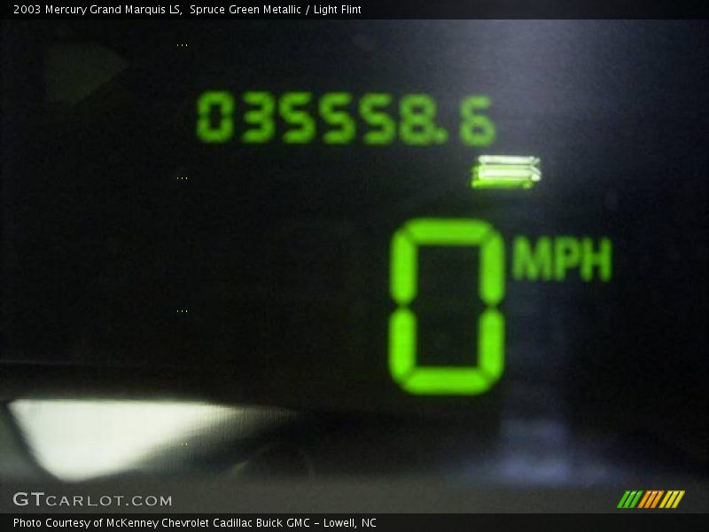 Spruce Green Metallic / Light Flint 2003 Mercury Grand Marquis LS