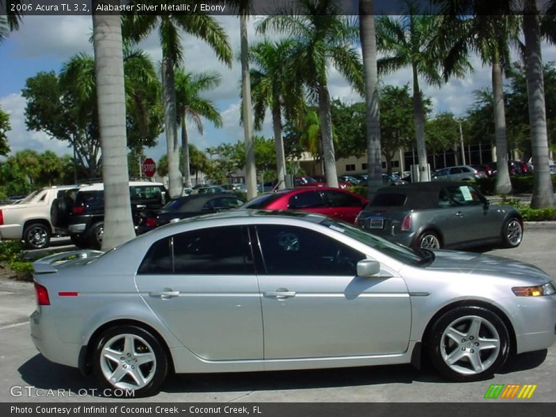 Alabaster Silver Metallic / Ebony 2006 Acura TL 3.2