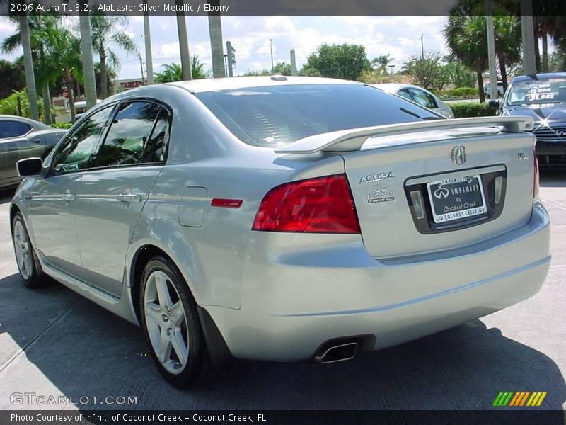 Alabaster Silver Metallic / Ebony 2006 Acura TL 3.2