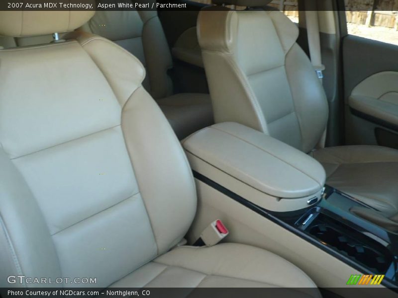 Aspen White Pearl / Parchment 2007 Acura MDX Technology