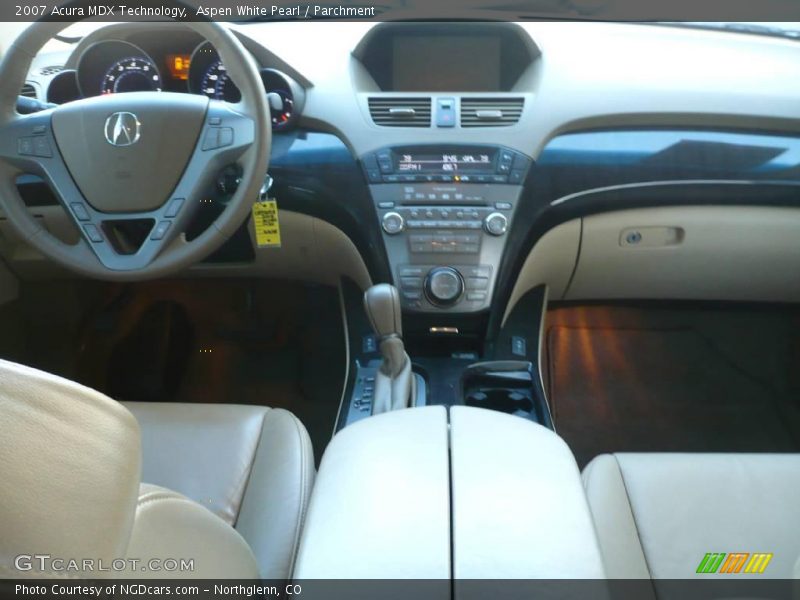 Aspen White Pearl / Parchment 2007 Acura MDX Technology