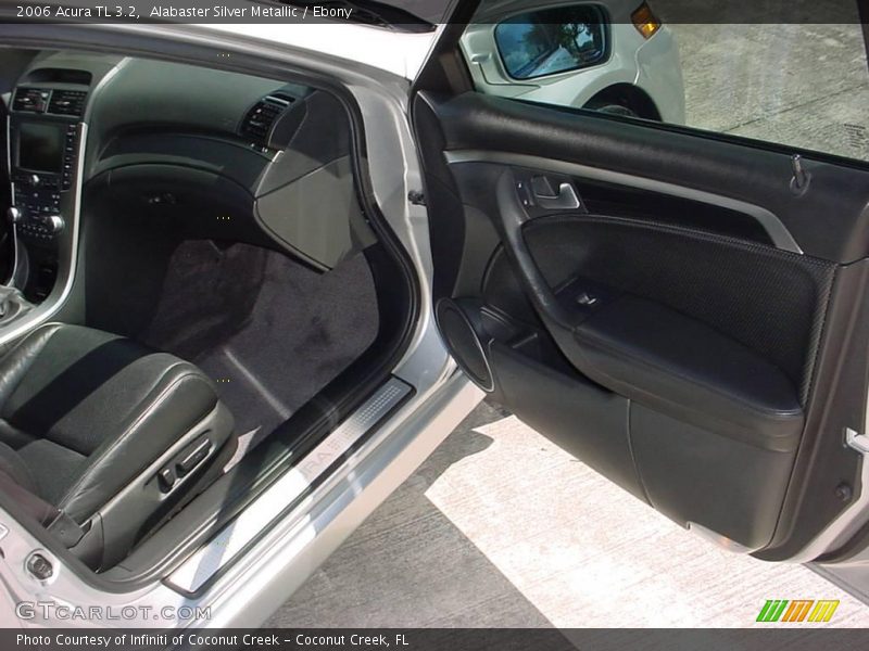 Alabaster Silver Metallic / Ebony 2006 Acura TL 3.2
