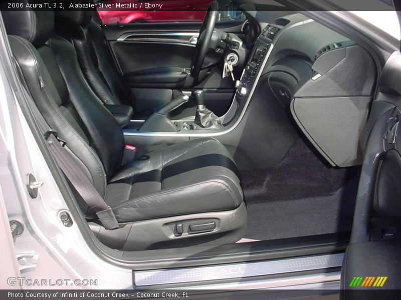 Alabaster Silver Metallic / Ebony 2006 Acura TL 3.2