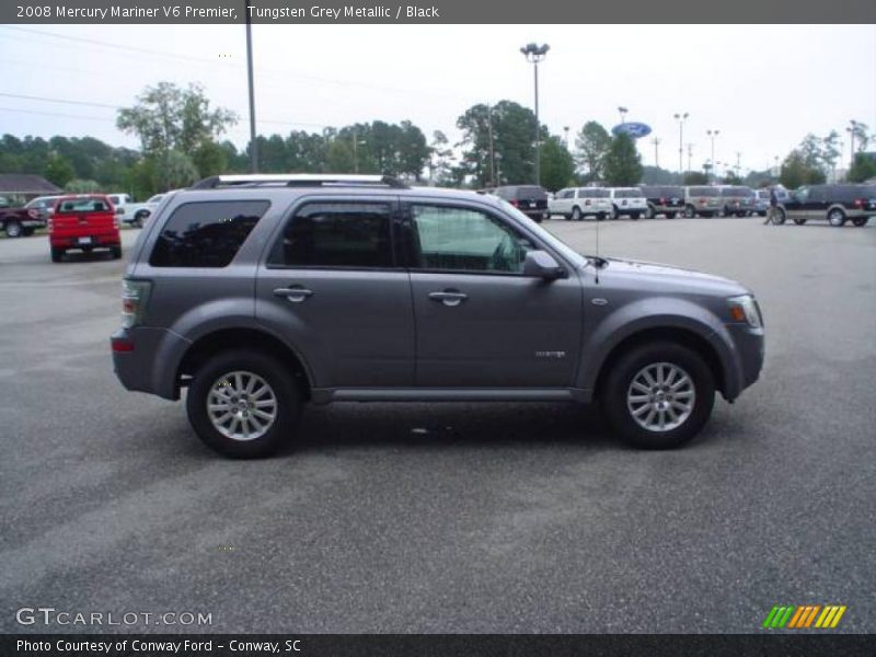 Tungsten Grey Metallic / Black 2008 Mercury Mariner V6 Premier