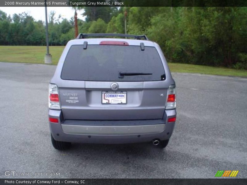Tungsten Grey Metallic / Black 2008 Mercury Mariner V6 Premier