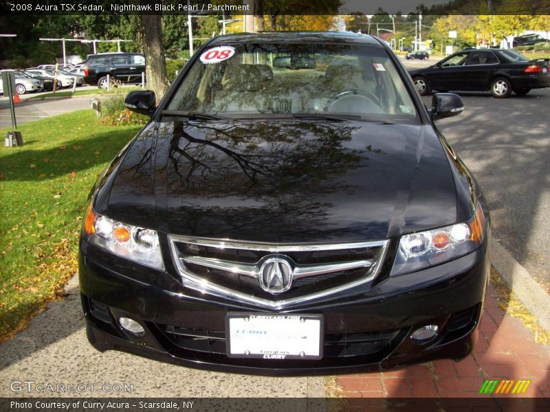 Nighthawk Black Pearl / Parchment 2008 Acura TSX Sedan