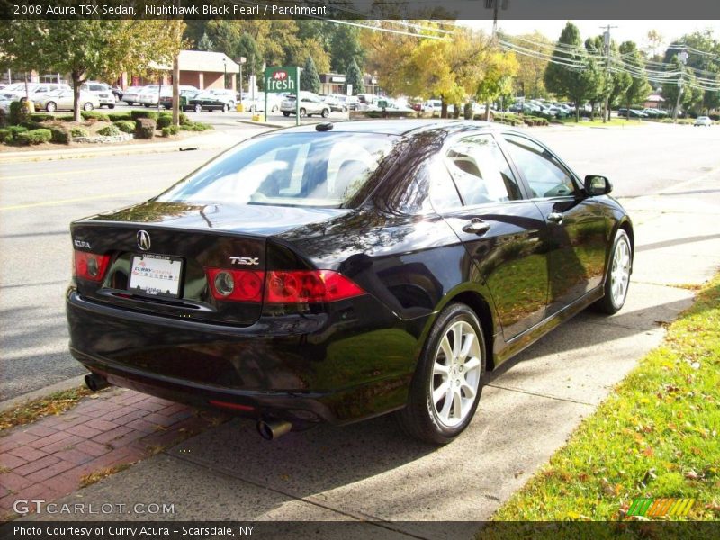 Nighthawk Black Pearl / Parchment 2008 Acura TSX Sedan