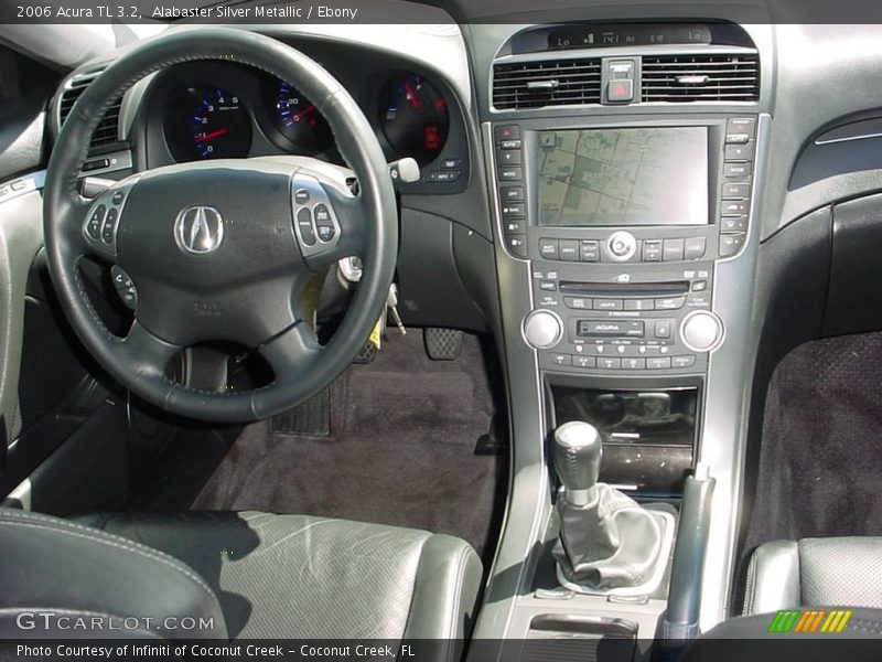 Alabaster Silver Metallic / Ebony 2006 Acura TL 3.2
