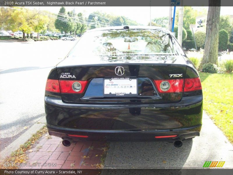 Nighthawk Black Pearl / Parchment 2008 Acura TSX Sedan