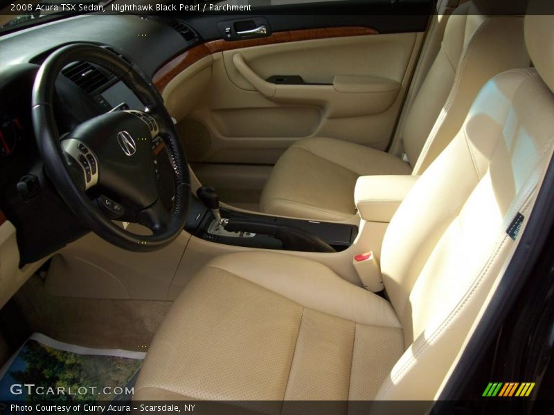 Nighthawk Black Pearl / Parchment 2008 Acura TSX Sedan