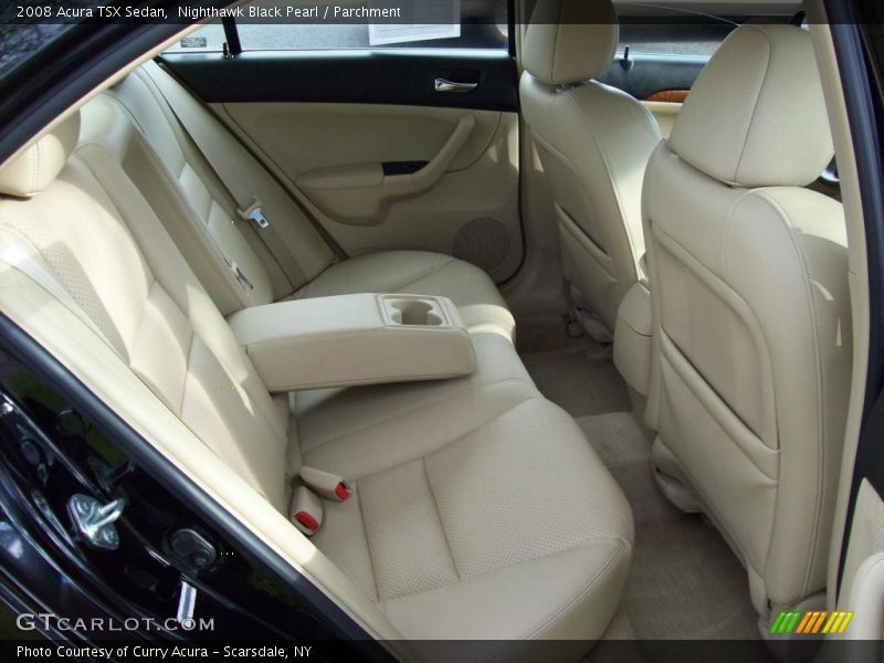 Nighthawk Black Pearl / Parchment 2008 Acura TSX Sedan