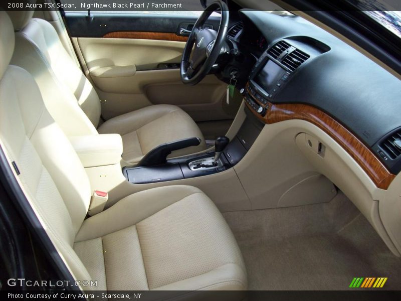Nighthawk Black Pearl / Parchment 2008 Acura TSX Sedan