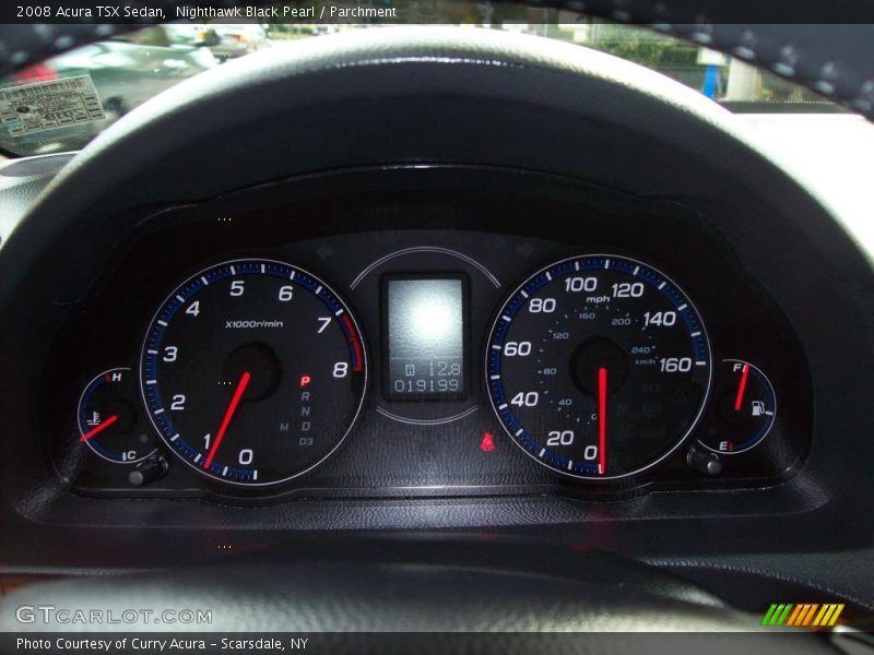 Nighthawk Black Pearl / Parchment 2008 Acura TSX Sedan