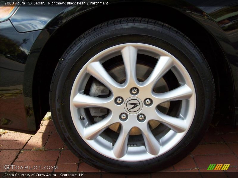 Nighthawk Black Pearl / Parchment 2008 Acura TSX Sedan