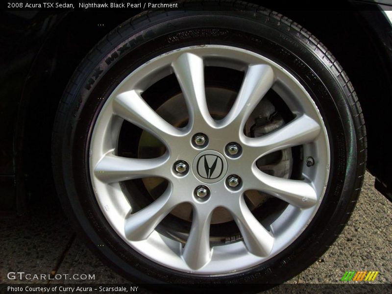 Nighthawk Black Pearl / Parchment 2008 Acura TSX Sedan