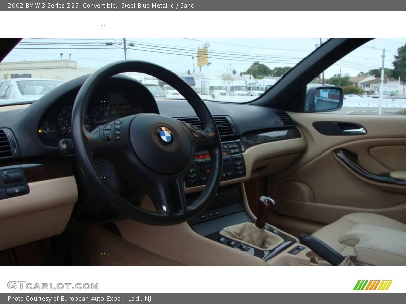 Steel Blue Metallic / Sand 2002 BMW 3 Series 325i Convertible