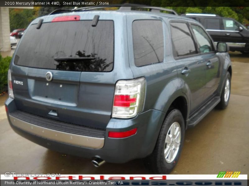 Steel Blue Metallic / Stone 2010 Mercury Mariner I4 4WD