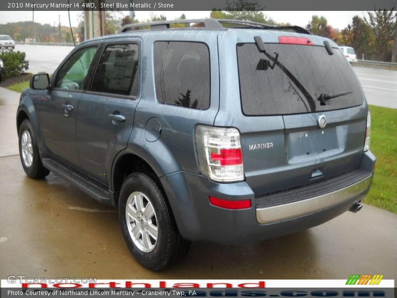 Steel Blue Metallic / Stone 2010 Mercury Mariner I4 4WD