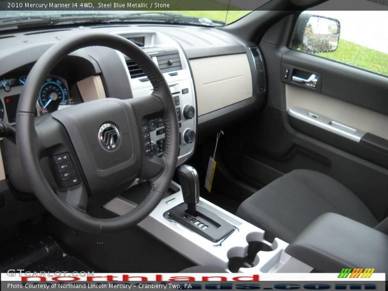 Steel Blue Metallic / Stone 2010 Mercury Mariner I4 4WD