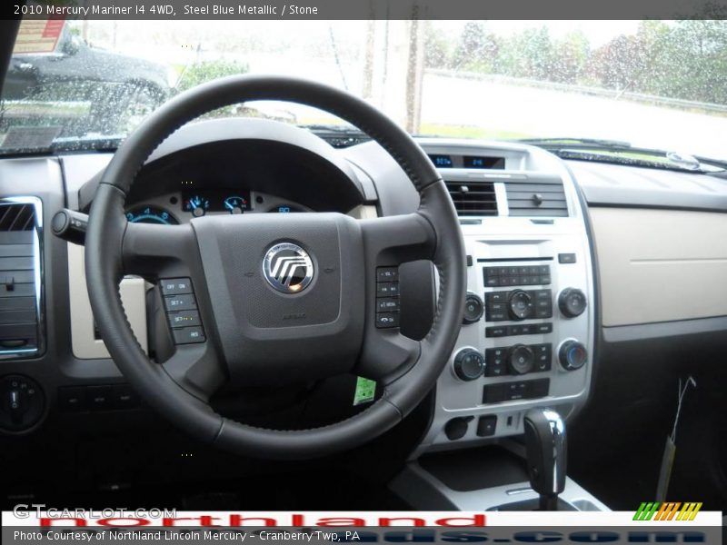 Steel Blue Metallic / Stone 2010 Mercury Mariner I4 4WD
