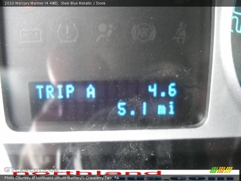 Steel Blue Metallic / Stone 2010 Mercury Mariner I4 4WD