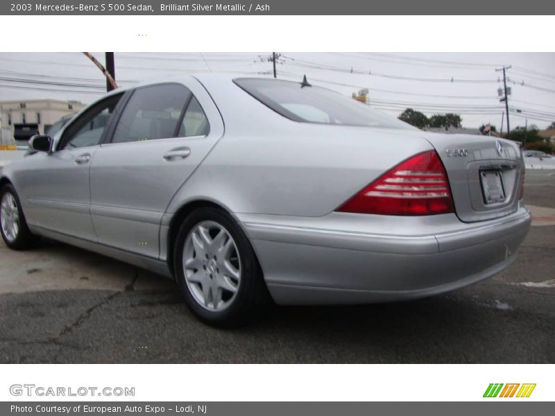 Brilliant Silver Metallic / Ash 2003 Mercedes-Benz S 500 Sedan