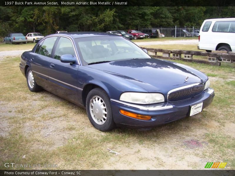 Medium Adriatic Blue Metallic / Neutral 1997 Buick Park Avenue Sedan