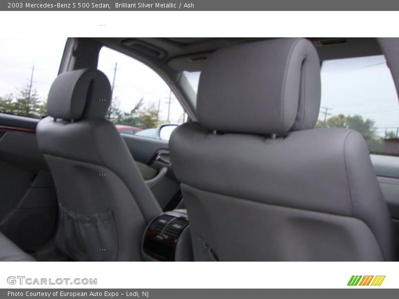 Brilliant Silver Metallic / Ash 2003 Mercedes-Benz S 500 Sedan