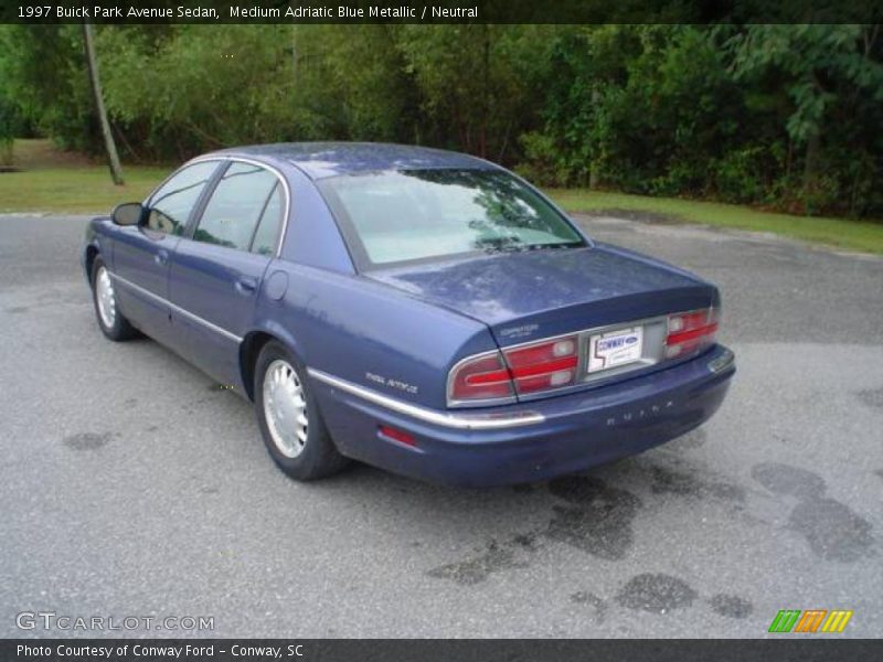 Medium Adriatic Blue Metallic / Neutral 1997 Buick Park Avenue Sedan