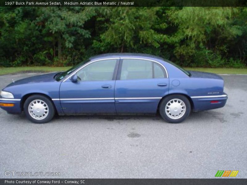 Medium Adriatic Blue Metallic / Neutral 1997 Buick Park Avenue Sedan