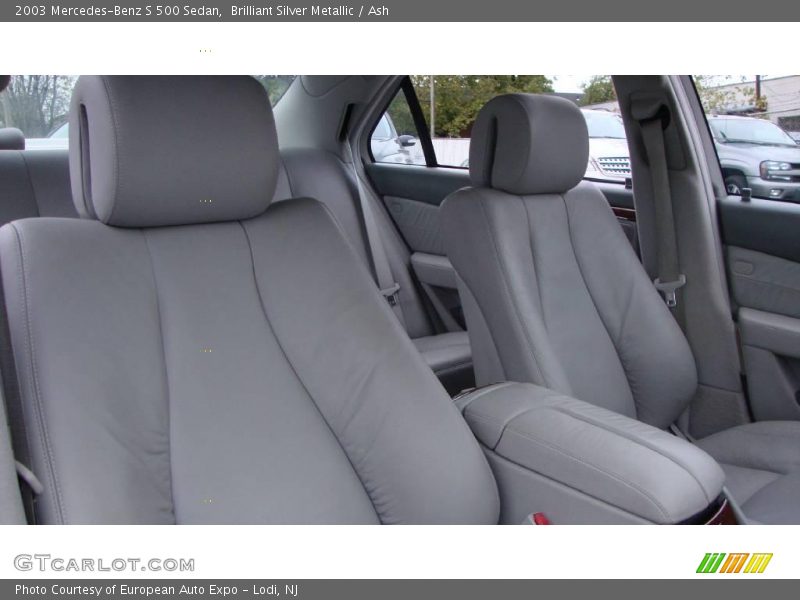 Brilliant Silver Metallic / Ash 2003 Mercedes-Benz S 500 Sedan