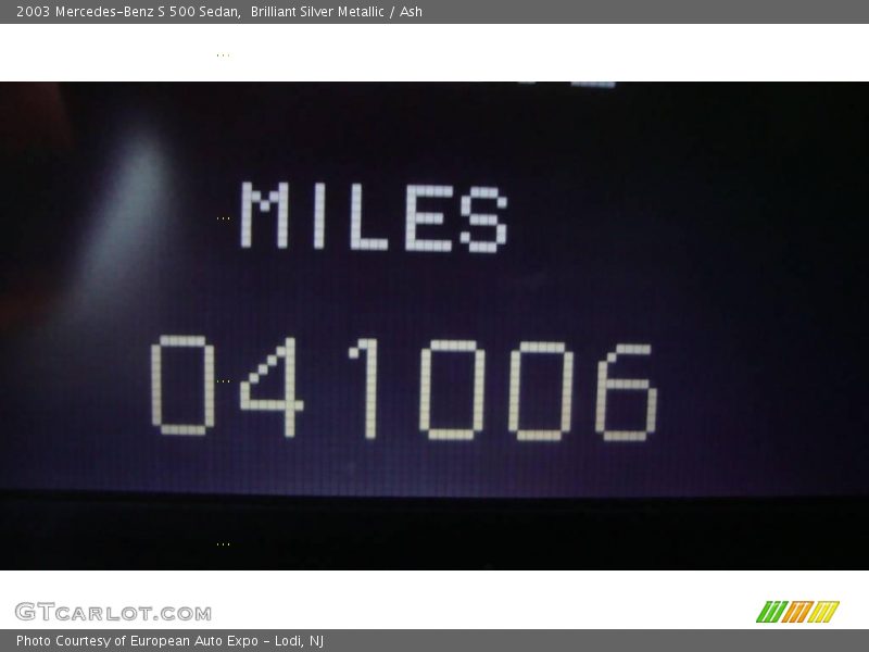 Brilliant Silver Metallic / Ash 2003 Mercedes-Benz S 500 Sedan