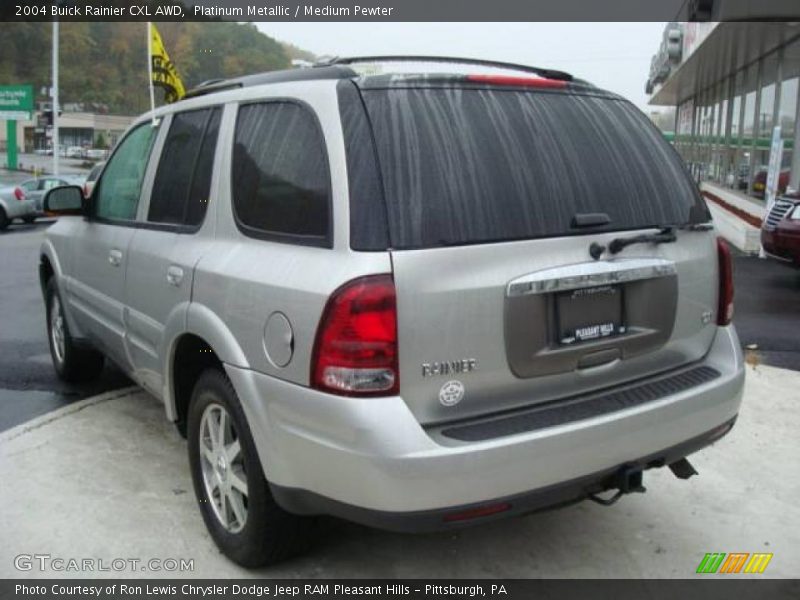 Platinum Metallic / Medium Pewter 2004 Buick Rainier CXL AWD