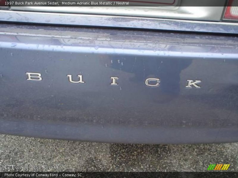 Medium Adriatic Blue Metallic / Neutral 1997 Buick Park Avenue Sedan