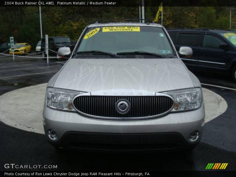 Platinum Metallic / Medium Pewter 2004 Buick Rainier CXL AWD