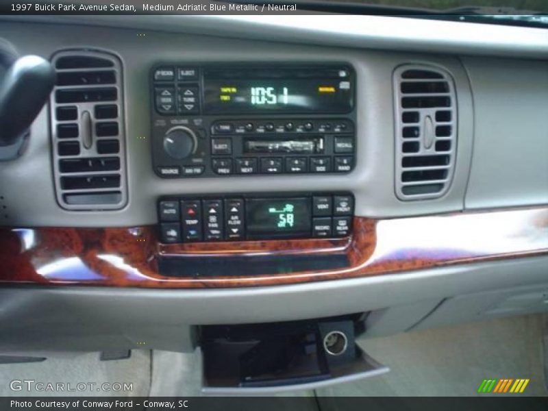 Medium Adriatic Blue Metallic / Neutral 1997 Buick Park Avenue Sedan