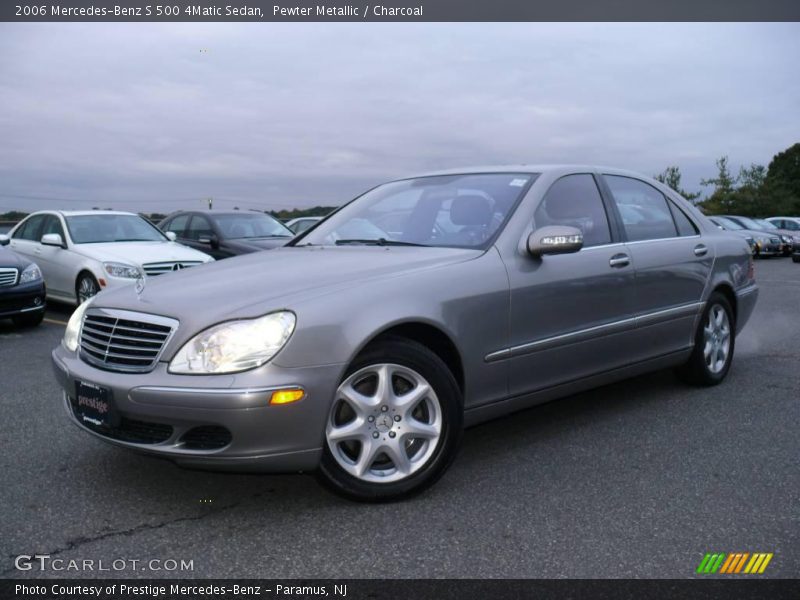 Pewter Metallic / Charcoal 2006 Mercedes-Benz S 500 4Matic Sedan