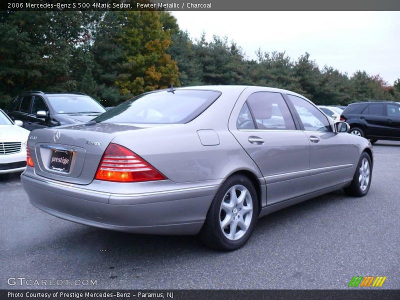 Pewter Metallic / Charcoal 2006 Mercedes-Benz S 500 4Matic Sedan