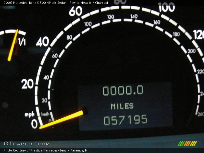 Pewter Metallic / Charcoal 2006 Mercedes-Benz S 500 4Matic Sedan