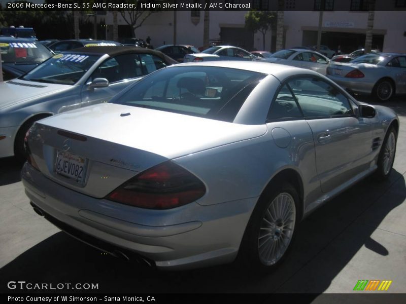 Iridium Silver Metallic / AMG Charcoal 2006 Mercedes-Benz SL 55 AMG Roadster
