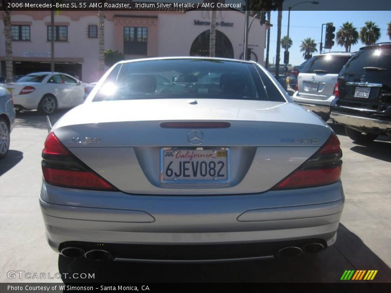 Iridium Silver Metallic / AMG Charcoal 2006 Mercedes-Benz SL 55 AMG Roadster