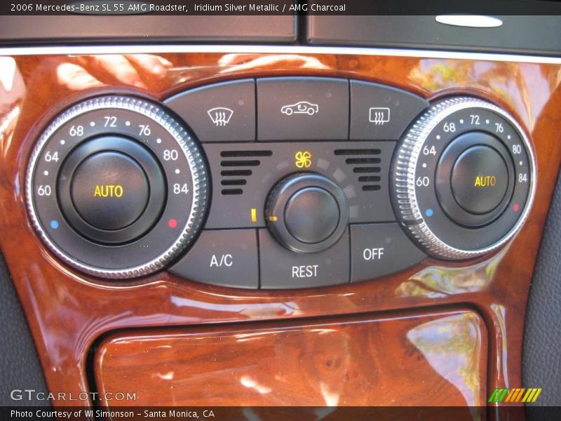 Iridium Silver Metallic / AMG Charcoal 2006 Mercedes-Benz SL 55 AMG Roadster