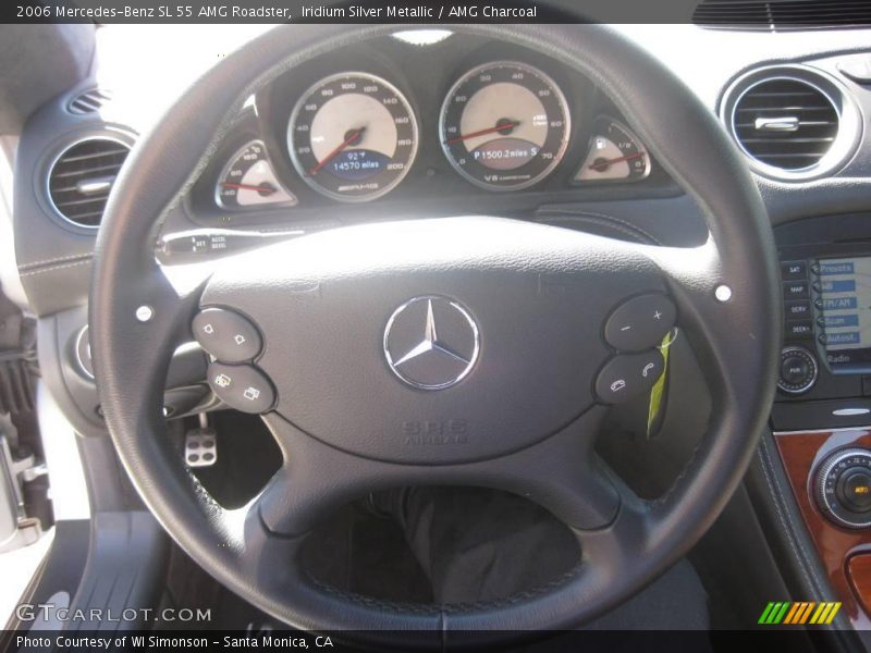 Iridium Silver Metallic / AMG Charcoal 2006 Mercedes-Benz SL 55 AMG Roadster