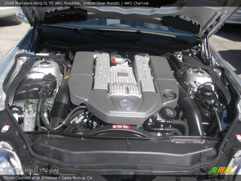 Iridium Silver Metallic / AMG Charcoal 2006 Mercedes-Benz SL 55 AMG Roadster