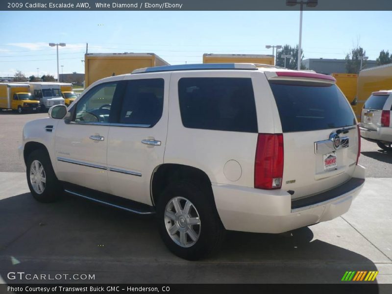 White Diamond / Ebony/Ebony 2009 Cadillac Escalade AWD