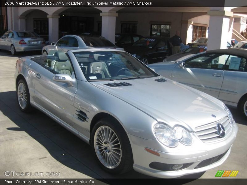 Iridium Silver Metallic / AMG Charcoal 2006 Mercedes-Benz SL 55 AMG Roadster